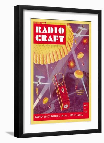 Radio Craft: Sky Radio Blankets Enemy-null-Framed Art Print