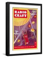 Radio Craft: Sky Radio Blankets Enemy-null-Framed Art Print