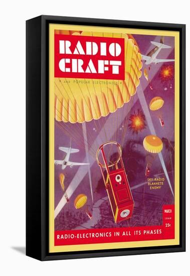 Radio Craft: Sky Radio Blankets Enemy-null-Framed Stretched Canvas