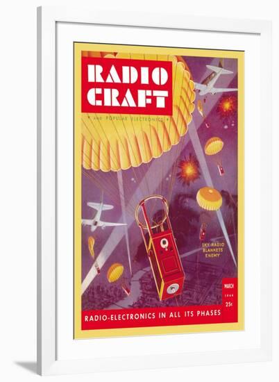 Radio Craft: Sky Radio Blankets Enemy-null-Framed Art Print