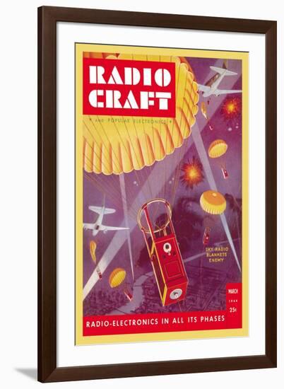 Radio Craft: Sky Radio Blankets Enemy-null-Framed Art Print