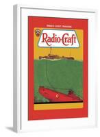 Radio-Craft: Submarine-null-Framed Art Print