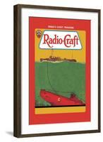 Radio-Craft: Submarine-null-Framed Art Print