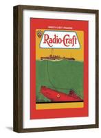 Radio-Craft: Submarine-null-Framed Art Print