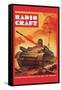 Radio-Craft: Tank-Alex Schomburg-Framed Stretched Canvas