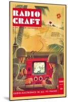 Radio Craft: Television-Controlled Machine Gun-null-Mounted Art Print