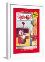 Radio Craft: Television News Service-null-Framed Art Print