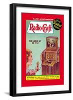 Radio Craft: The Radio Set of 1950-null-Framed Art Print