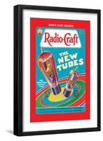 Radio Craft: The Triple-Twin Output Tube-null-Framed Art Print