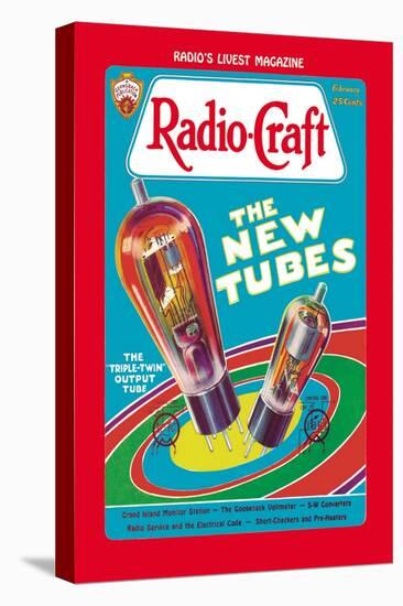 Radio Craft: The Triple-Twin Output Tube-null-Stretched Canvas