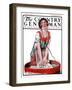 "Radio Daze," Country Gentleman Cover, October 4, 1924-Sam Brown-Framed Premium Giclee Print