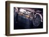 Radio in Interior of Old Car-sergeisimonov-Framed Photographic Print