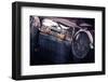 Radio in Interior of Old Car-sergeisimonov-Framed Photographic Print