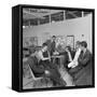 Radio Interview of Schoolboys on a Factory Visit, Stanley Tools, Sheffield, South Yorkshire, 1968-Michael Walters-Framed Stretched Canvas