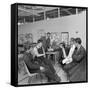 Radio Interview of Schoolboys on a Factory Visit, Stanley Tools, Sheffield, South Yorkshire, 1968-Michael Walters-Framed Stretched Canvas