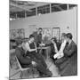Radio Interview of Schoolboys on a Factory Visit, Stanley Tools, Sheffield, South Yorkshire, 1968-Michael Walters-Mounted Photographic Print