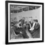 Radio Interview of Schoolboys on a Factory Visit, Stanley Tools, Sheffield, South Yorkshire, 1968-Michael Walters-Framed Photographic Print