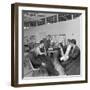 Radio Interview of Schoolboys on a Factory Visit, Stanley Tools, Sheffield, South Yorkshire, 1968-Michael Walters-Framed Photographic Print