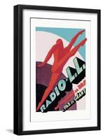 Radio, L.L.: Modern Running Man-null-Framed Art Print
