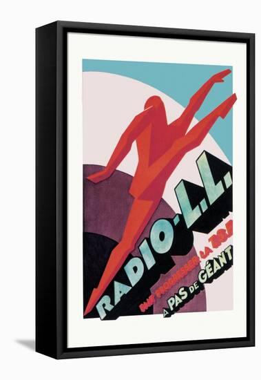 Radio, L.L.: Modern Running Man-null-Framed Stretched Canvas