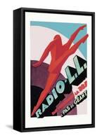 Radio, L.L.: Modern Running Man-null-Framed Stretched Canvas