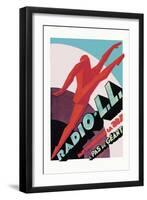 Radio, L.L.: Modern Running Man-null-Framed Art Print