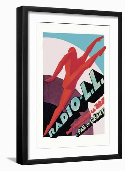 Radio, L.L.: Modern Running Man-null-Framed Art Print