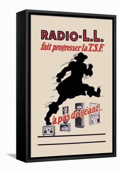 Radio, L.L.: Running Man-null-Framed Stretched Canvas