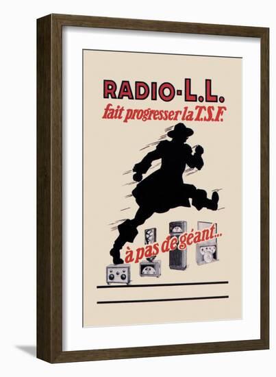 Radio, L.L.: Running Man-null-Framed Art Print