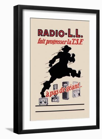 Radio, L.L.: Running Man-null-Framed Art Print