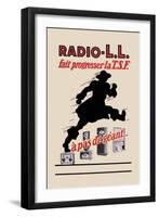 Radio, L.L.: Running Man-null-Framed Art Print