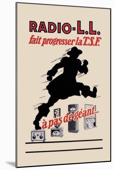 Radio, L.L.: Running Man-null-Mounted Art Print