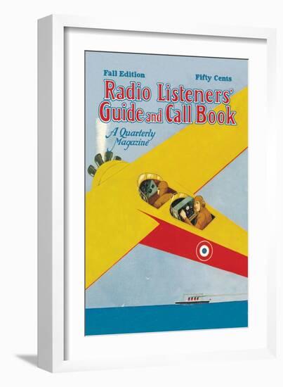 Radio Listeners' Guide and Call Book: Radio by Air-null-Framed Art Print