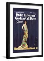 Radio Listeners' Guide and Call Book, Spring Edition-null-Framed Art Print
