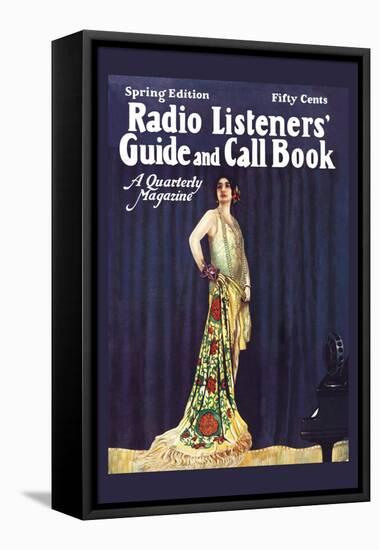Radio Listeners' Guide and Call Book, Spring Edition-null-Framed Stretched Canvas