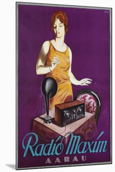 Radio Maxim Poster-Otto Ernst-Mounted Premium Giclee Print