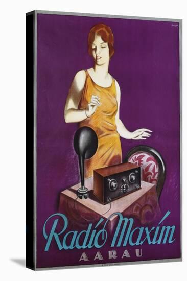 Radio Maxim Poster-Otto Ernst-Stretched Canvas