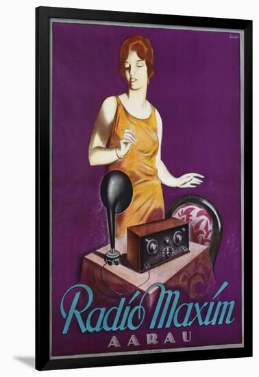 Radio Maxim Poster-Otto Ernst-Framed Giclee Print