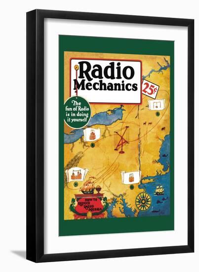 Radio Mechanics: How to Reduce Radio Squeals-null-Framed Art Print