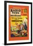 Radio News and Short Wave Radio: Start Your Vacation with a Transceptor-null-Framed Art Print