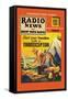 Radio News and Short Wave Radio: Start Your Vacation with a Transceptor-null-Framed Stretched Canvas