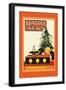 Radio News: Christmas-null-Framed Art Print