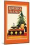 Radio News: Christmas-null-Mounted Art Print