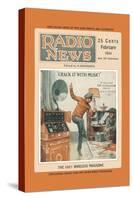Radio News: Crack It with Music!-null-Stretched Canvas