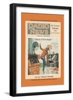 Radio News: Crack It with Music!-null-Framed Art Print