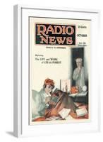 Radio News: Up All Night-null-Framed Art Print