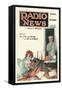 Radio News: Up All Night-null-Framed Stretched Canvas