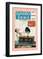 Radio News-null-Framed Art Print