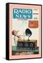 Radio News-null-Framed Stretched Canvas