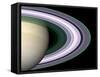 Radio Occultation: Unraveling Saturn's Rings-Stocktrek Images-Framed Stretched Canvas